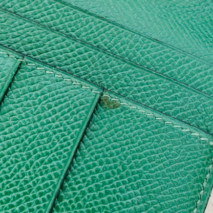HERMES エルメス 長財布 二つ折り グリーン　【C201-C】