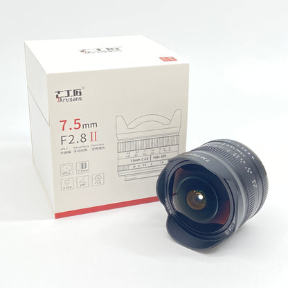 七工匠 7Artisans 7.5mm F2.8 FISH-EYE II ED 75EB-II ソニーEマウント【C6863-60】