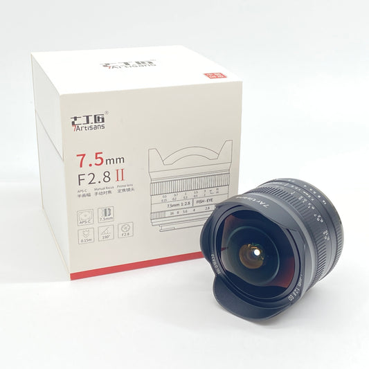 七工匠 7Artisans 7.5mm F2.8 FISH-EYE II ED 75EB-II ソニーEマウント【C6863-60】