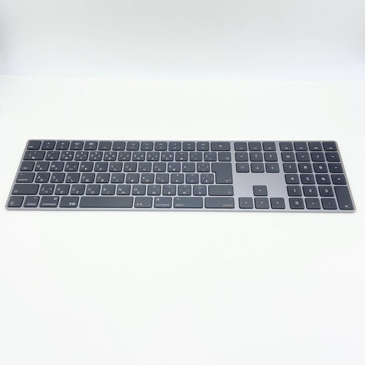 美品 Apple Magic Keyboard テンキー付き (JIS) A1843 スペースグレー【C6095-80】