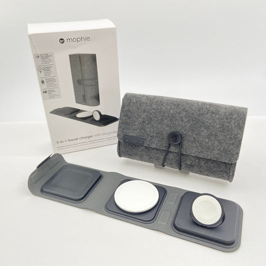 mophie 3 in 1 travel charger with magsafe 【C6172-60】