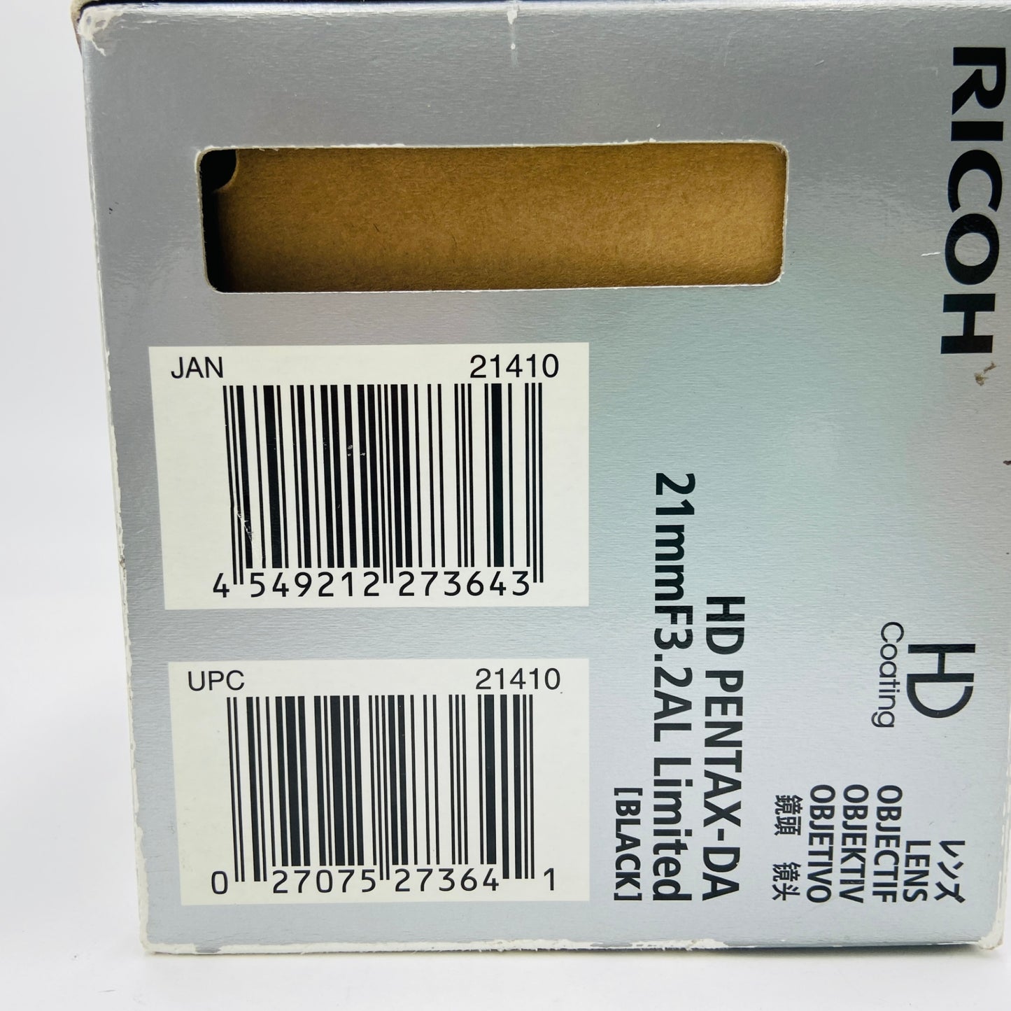 RICOH PENTAX HD PENTAX-DA 21mm F3.2AL Limited 単焦点レンズ【C3966-60】