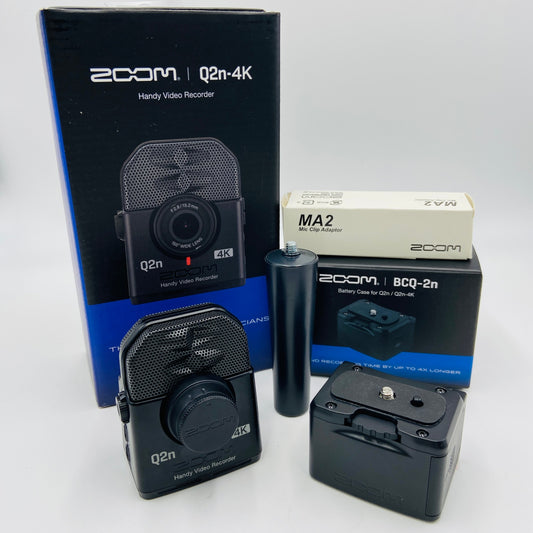 ZOOM Q2n-4k 付属品完備、BCQ-2n・MA2付属	【C3960-80】