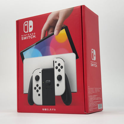 新品 Nintendo Switch (有機ELモデル) Joy-Con(L)/(R) ホワイト HEG-S-KAAAA【C9522-80】