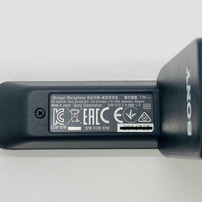 美品 SONY ECM-B1M カメラ用 ショットガンマイク【C7761-C】
