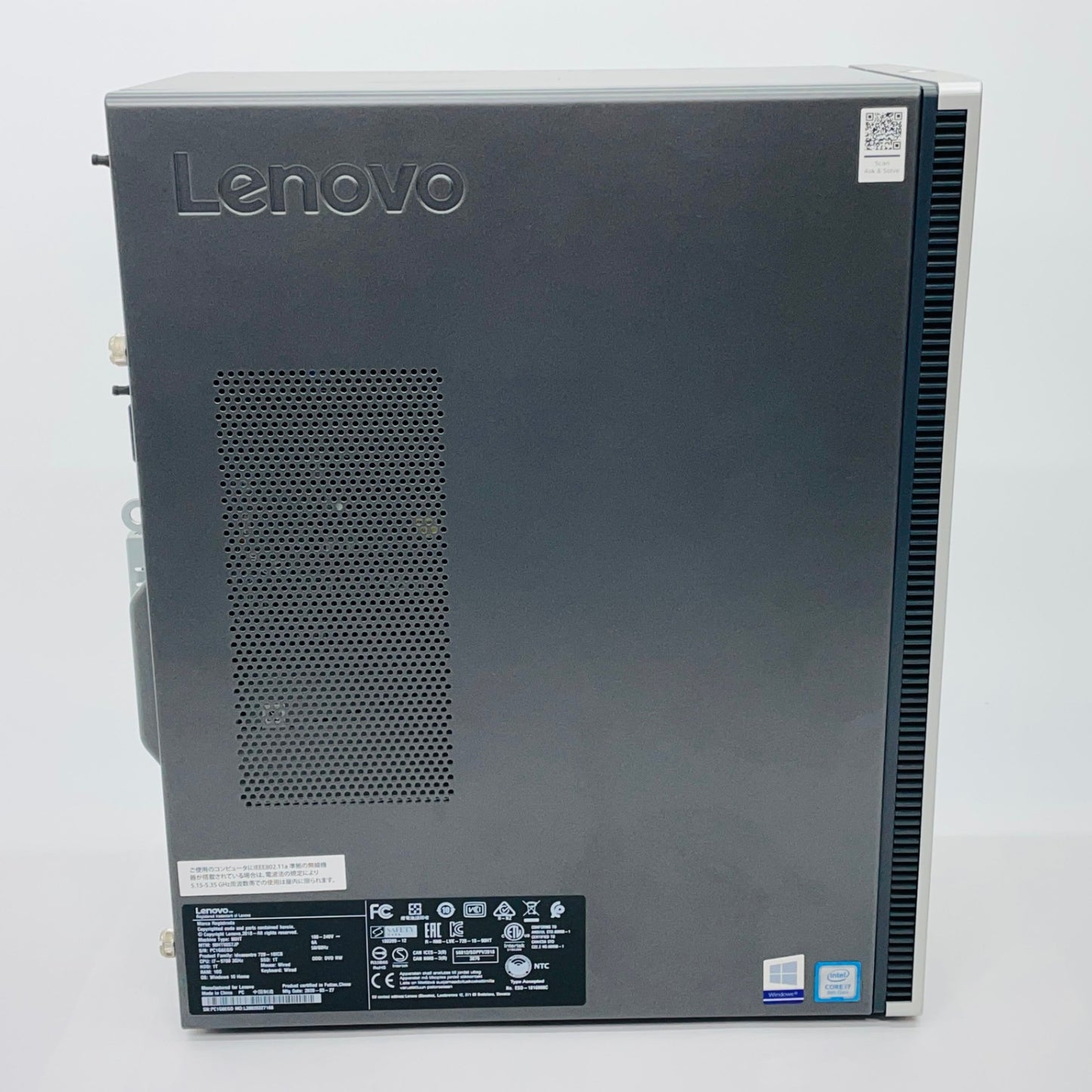 LENOVO ideacentre 720-18ICB i7 9700 16GB 1TB SSD Windows11Home【C4320-140】