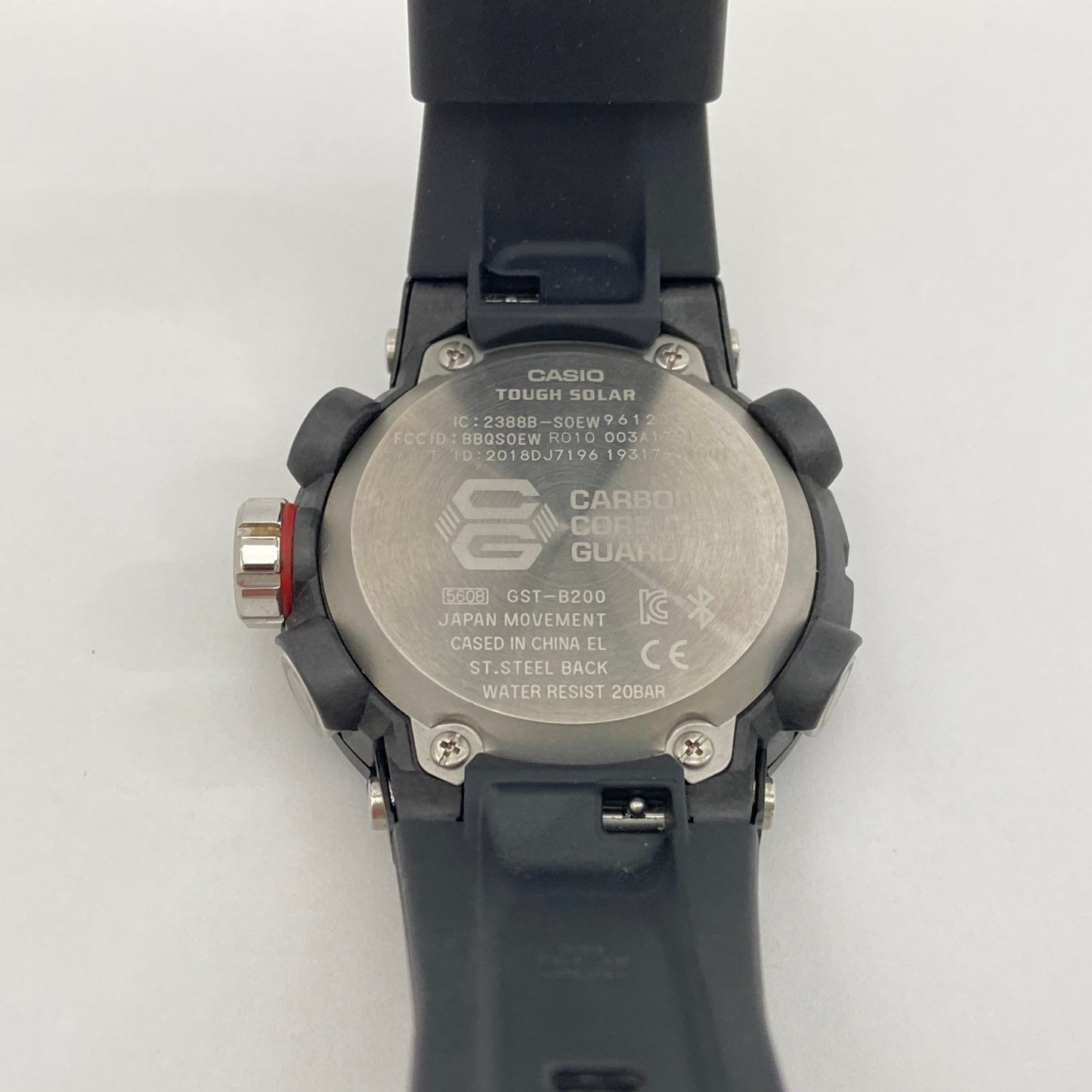 CASIO G-SHOCK GST-B200B スマホリンク ブラック タフソーラー  G-STEEL 【C6578-60】