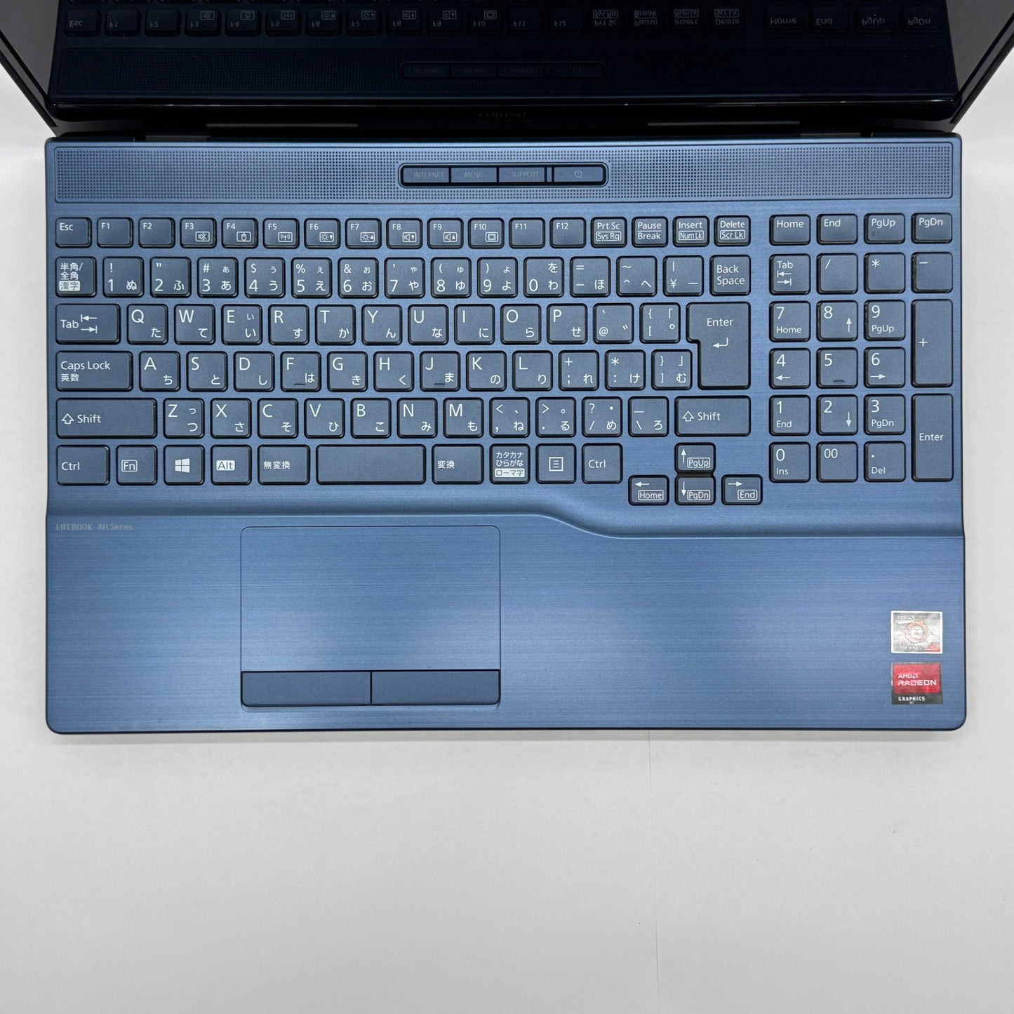 美品 FMV LIFEBOOK AH55/H3 FMVA55H3LC AMD Ryzen 7 5700U 16GB SSD 1TB Windows11Home バッテリー最大容量96%【C8021-80】