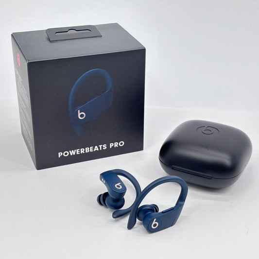 美品 POWER BEATS PRO MV702PA フルワイヤレスイヤホン ネイビー【6171-60】