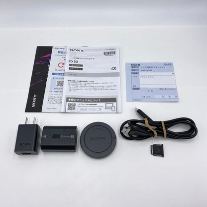ソニー SONY FX30 ILME-FX30B ラベリアマイクロホン ECM-LV1 【C5028】