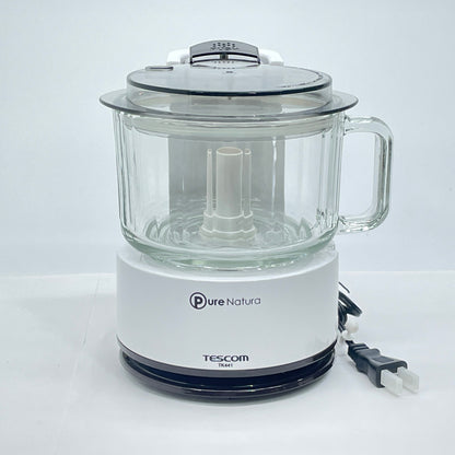 フードプロセッサー TESCOM Pure Natura TK441-W  【C5813-80】