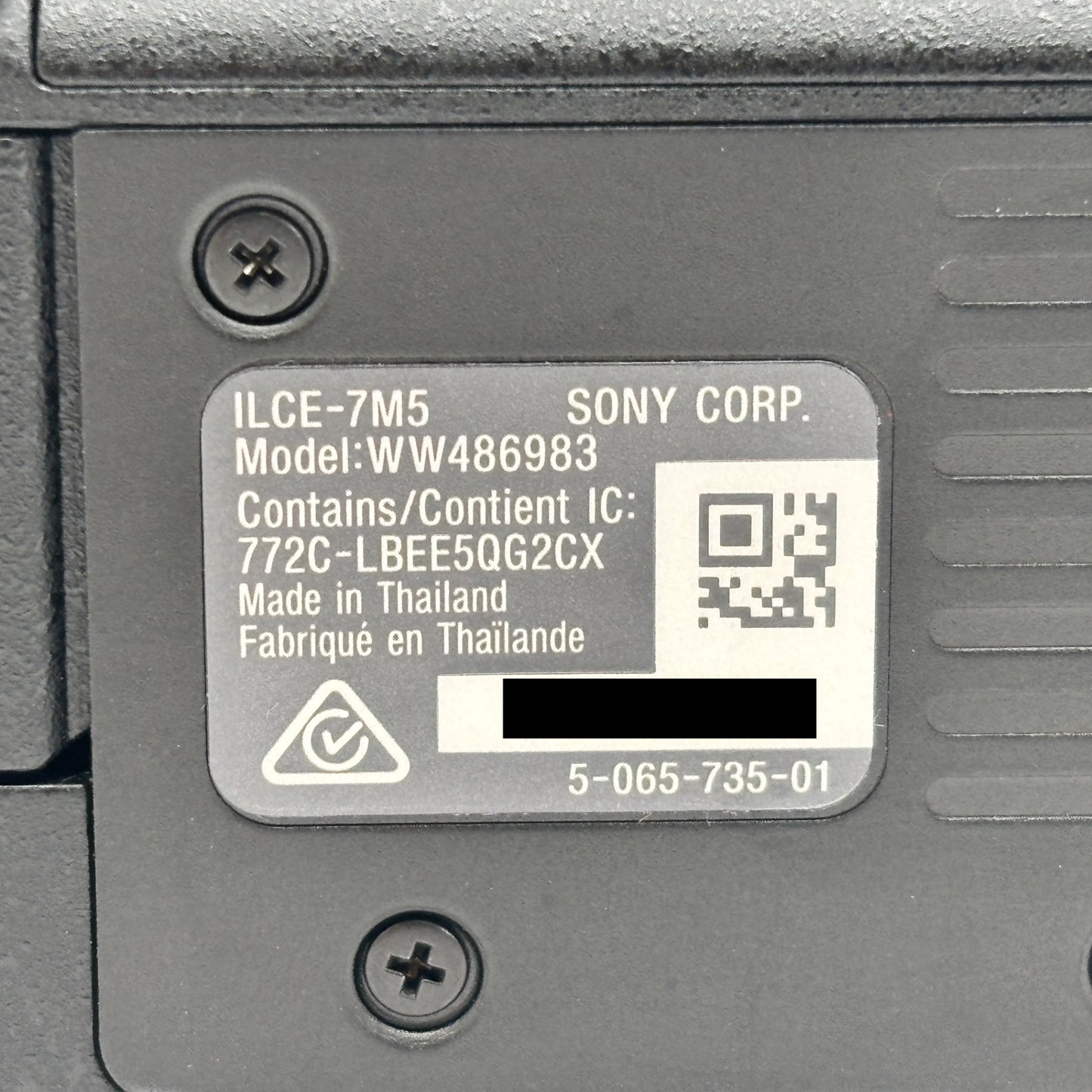 美品 SONY α7 V ILCE-7M5 ボディ シャッター回数7,087回【C8486-60】