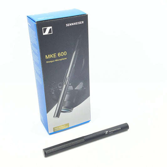 美品 SENNHEISER MKE 600 ショットガンマイク 【C4876-80】