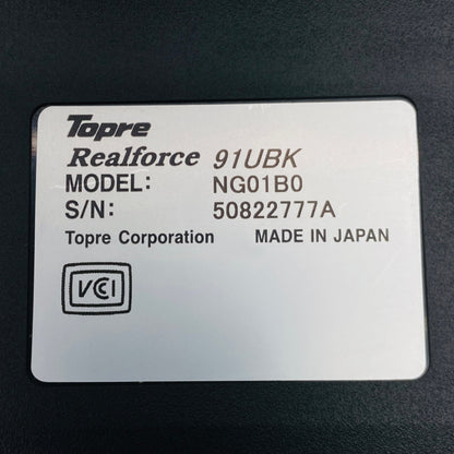 REALFORCE 91UBK / 変荷重キーボード / 静電容量無接点 / 91キー【C3826-80】