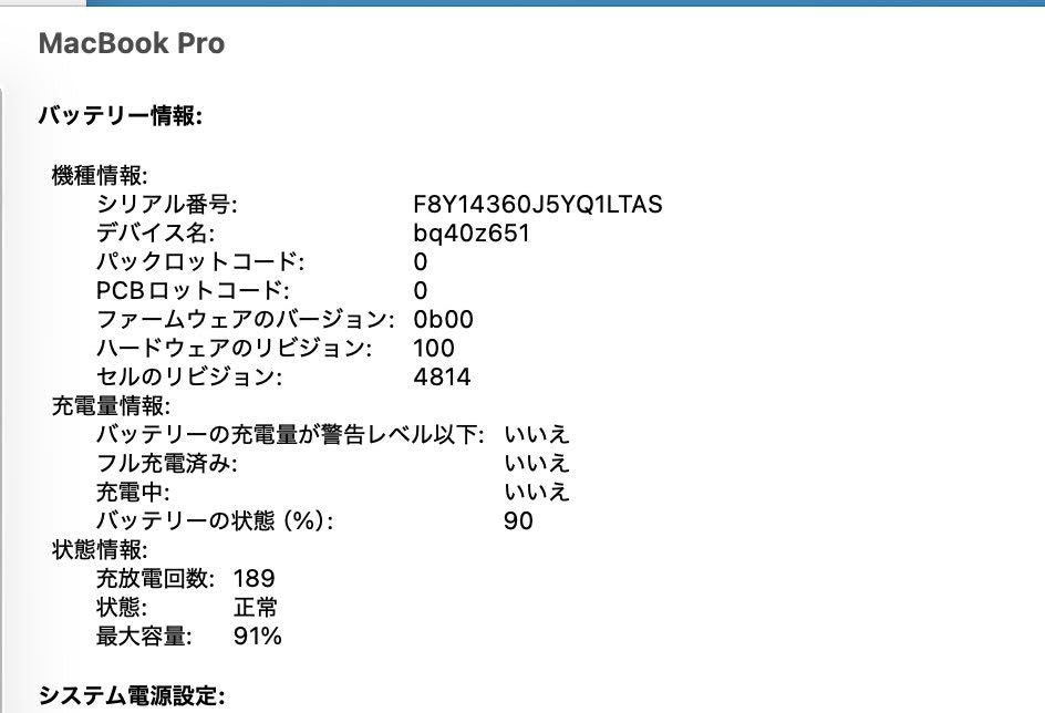 美品 Apple MacBookPro 14インチ 2021 M1 MAX 32GB 1TB バッテリー最大容量91%【C6406-80】