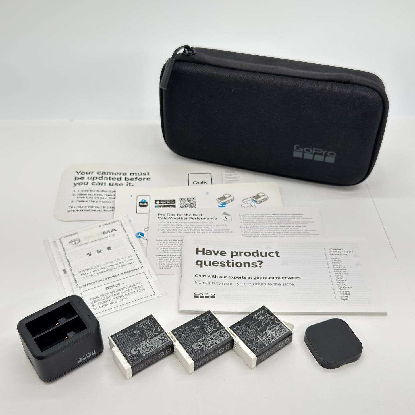 GoPro HERO11 Black CPST1 バッテリー3個・チャージャー・ハードケース付属【C7151-60】