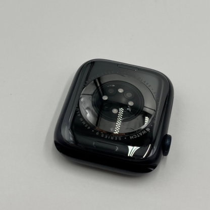 Apple Watch Series9 GPS 45mm ミッドナイトアルミニウムケース ブレイデッドソロループ 45mm サイズ7 MR9Q3J/A バッテリー最大容量100% 【C5387-C】