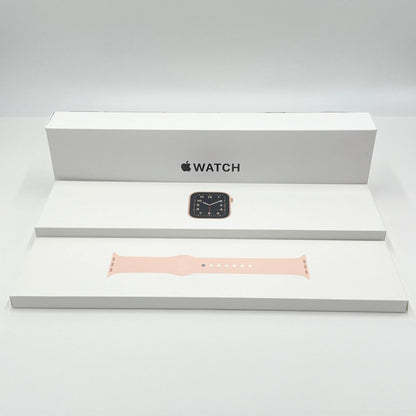 Apple Watch SE 第1世代 40mm GPS ゴールドアルミニウム ピンクサンドスポーツバンド MYDN2J/A 【C6919-60】