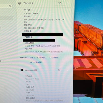 TSUKUMO G-GEAR GA7J-F211/T i7 11700 16GB  SSD 500GB RTX 3060 【C447-160】