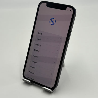 Apple iPhone12 mini 64GB ブラック MGA03J/A SIMフリー バッテリー最大容量74%【C5306-C】