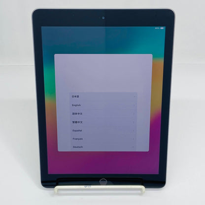 バッテリー最大容量92% Apple iPad 第6世代 Wi-Fiモデル 32GB MR7F2J/A A1893 スペースグレイC3840 60サイズ発送