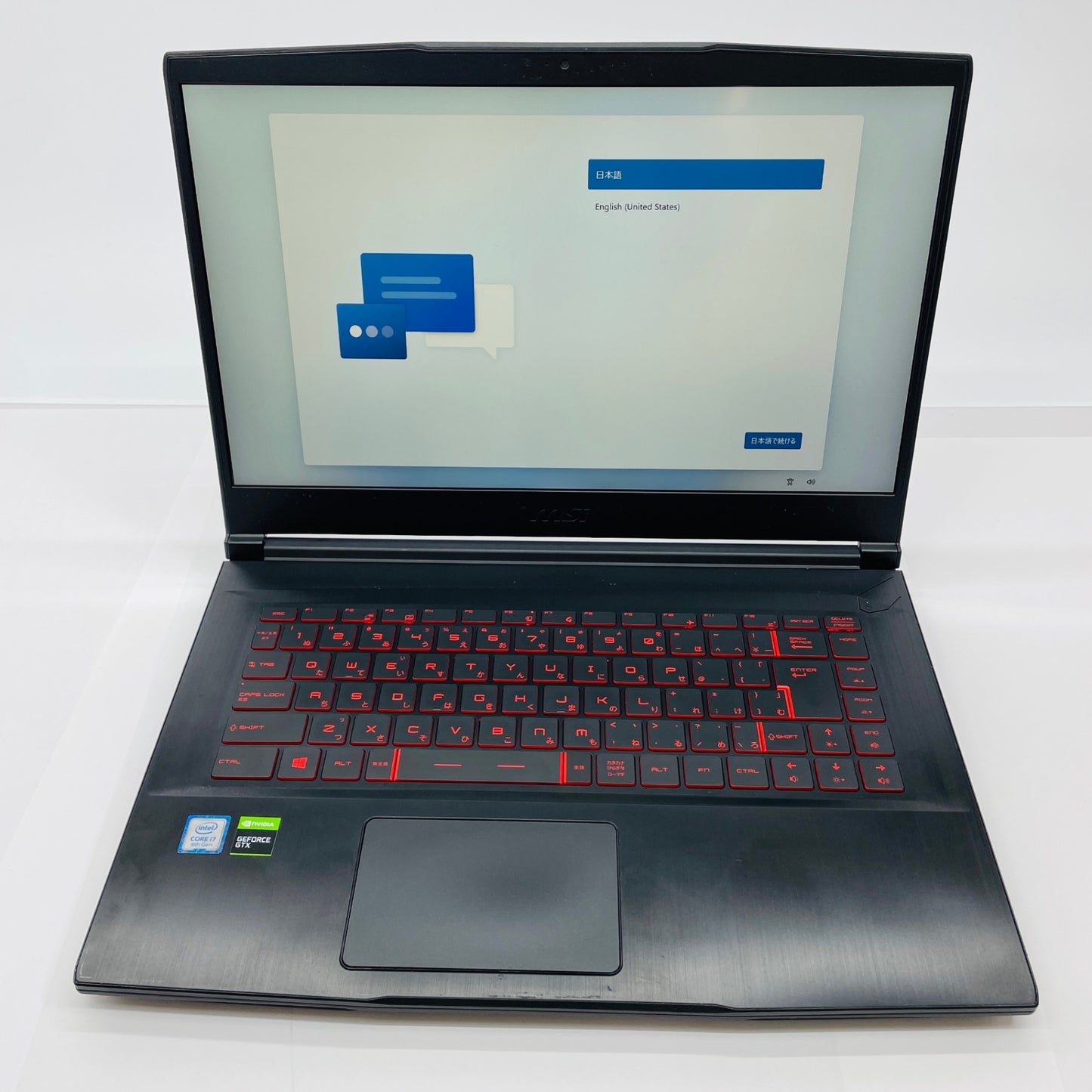 MSI MS-16R4  GF63 Thin 9SCSR Core i7-9750H 16GB SSD 512GB GTX 1650 Ti  Win11 Home【C4564-100】