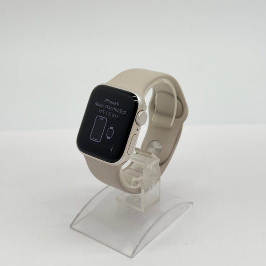 美品 Apple Watch SE (第2世代) GPSモデル 40mm MNJP3J/A スターライト【C7570-N】