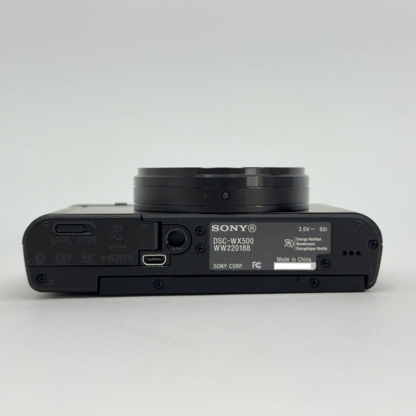 美品 SONY ソニー DSC-WX500 サイバーショット コンパクトデジタルカメラ ブラック【C8022-60】