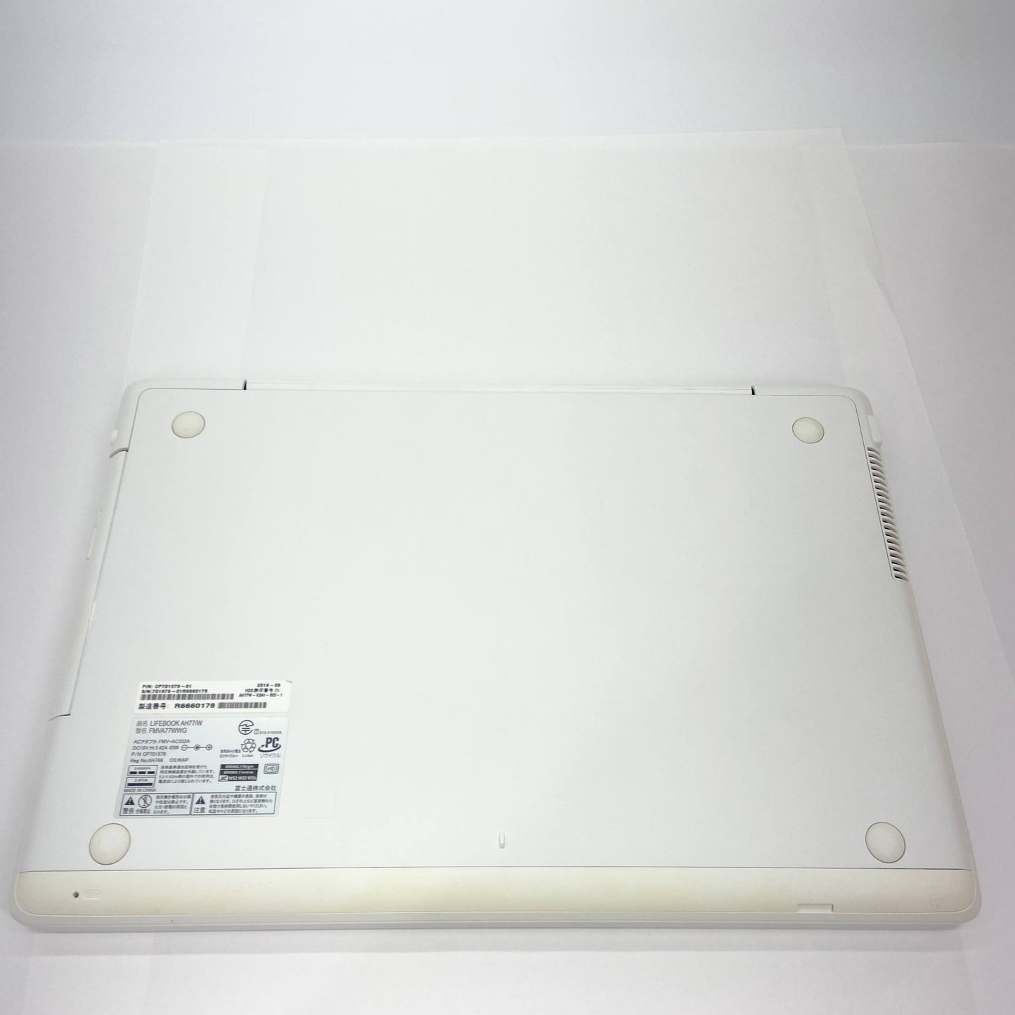 LIFEBOOK AH77/W FMVA77WWG Core i7-6700HQ 8GB HDD 1TB Windows10【C5592-80】