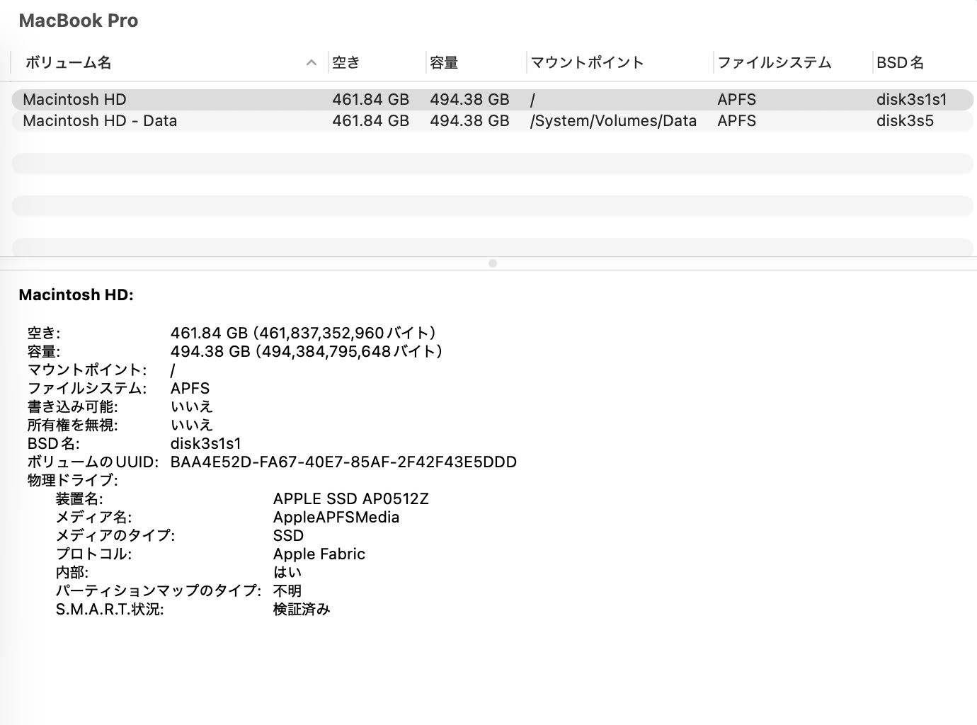 新品同様 美品 Apple MacBook Pro 14インチ M4 2024 MW2U3J/A 16GB SSD 512GB 充放電回数6回 バッテリー最大容量100% 付属品完備【C7909-80】