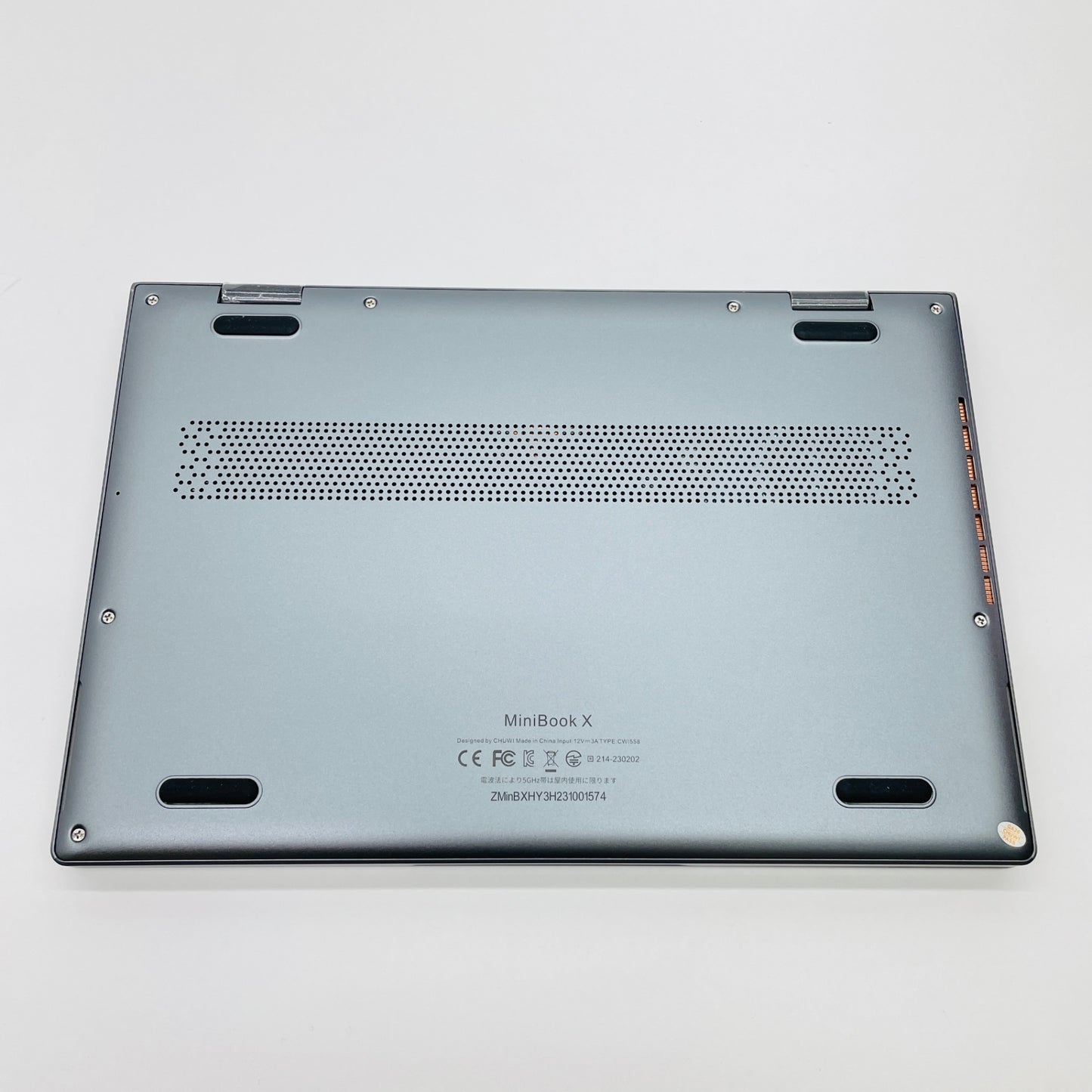 美品 CHUWI MiniBook X N100 Mem/12GB SSD/512GB Windows11 Home バッテリー最大容量100% 【C4391-60】