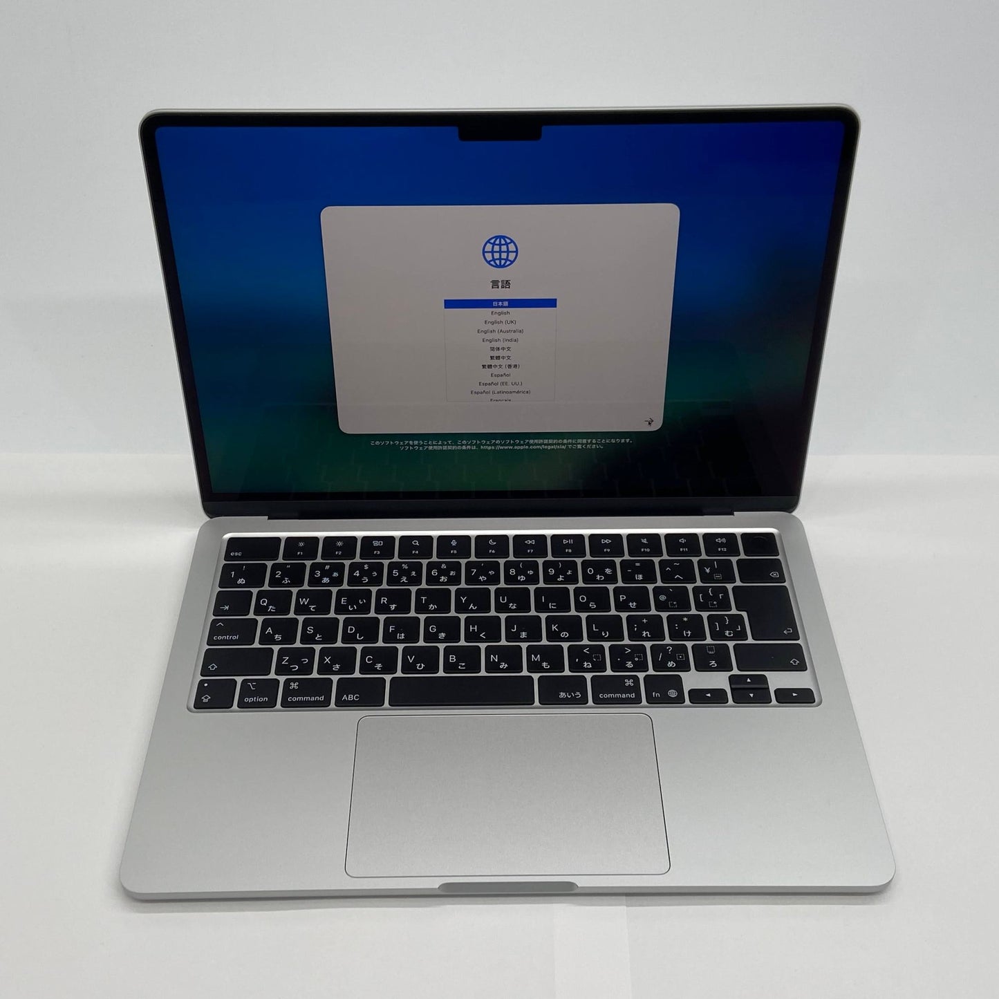 美品 MacBook Air 13インチ (Early 2025) Apple M4 10コア/16GB/SSD 256GB シルバー MW0W3J/A 【C6233−80】