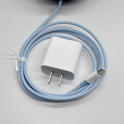 美品 Apple HomePod mini A2374 ブルー【C6752-60】