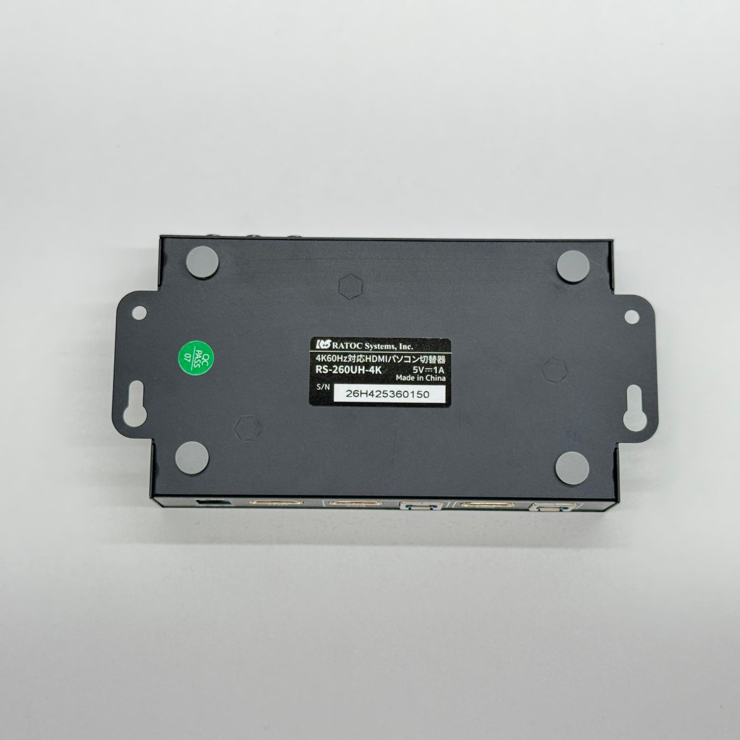 RATOC Systems 4K60Hz対応 HDMIパソコン切替器 RS-260UH-4K【C6962-60】