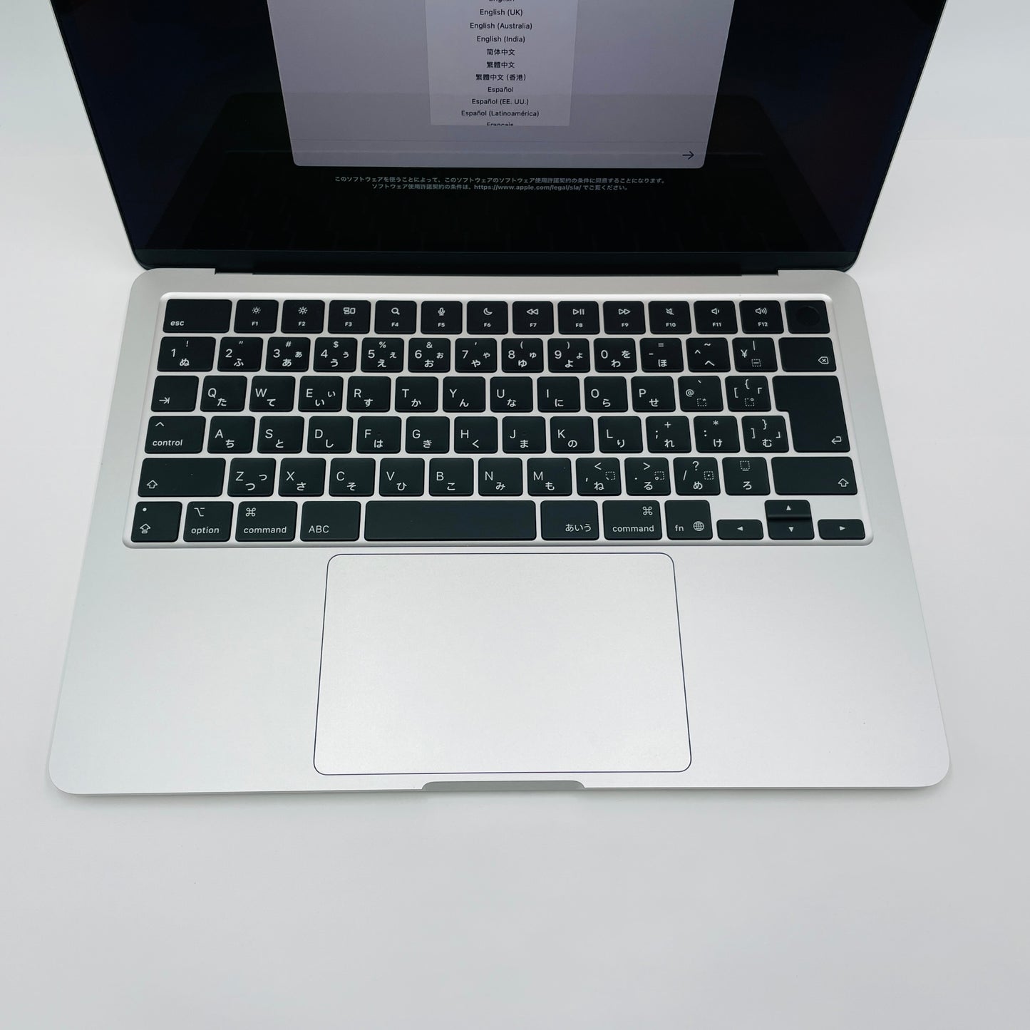 新品同様 美品 Apple MacBook Air 2025 13インチ M4 24GB SSD512GB MC654J/A シルバー 【C4658-80】