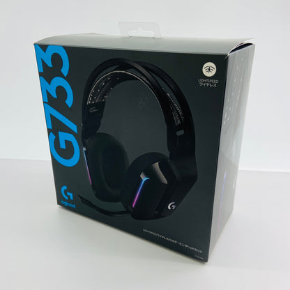美品 Logicool G733 ワイヤレス ゲーミングヘッドセット【C3927-80】