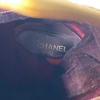 CHANEL シャネル ニーハイブーツ ロングブーツ ブラウン【C6775-120】