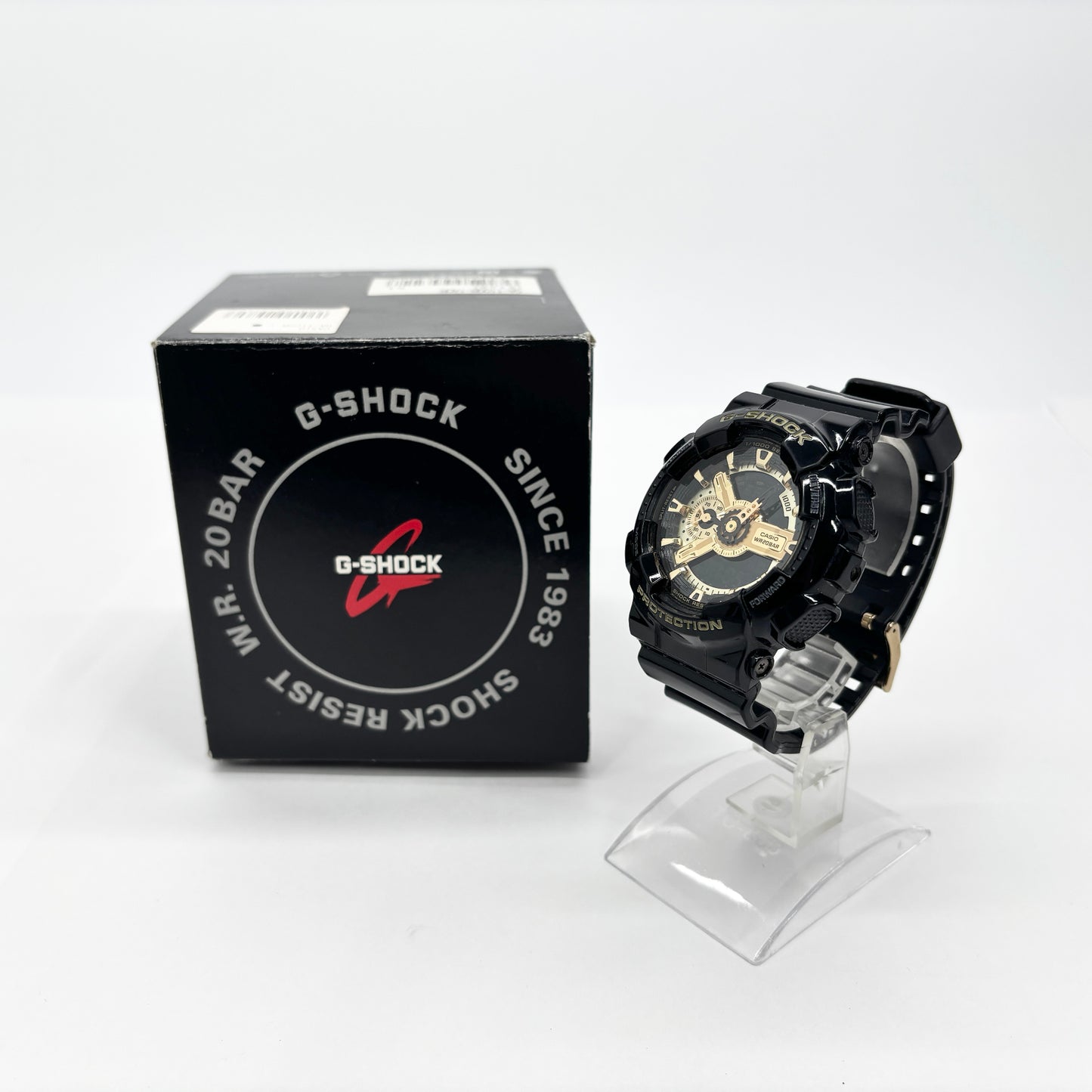 G-SHOCK ジーショック GA-110GB-1ADR 海外モデル アナログ×デジタル ブラック×ゴールド 腕時計【C8502-60】