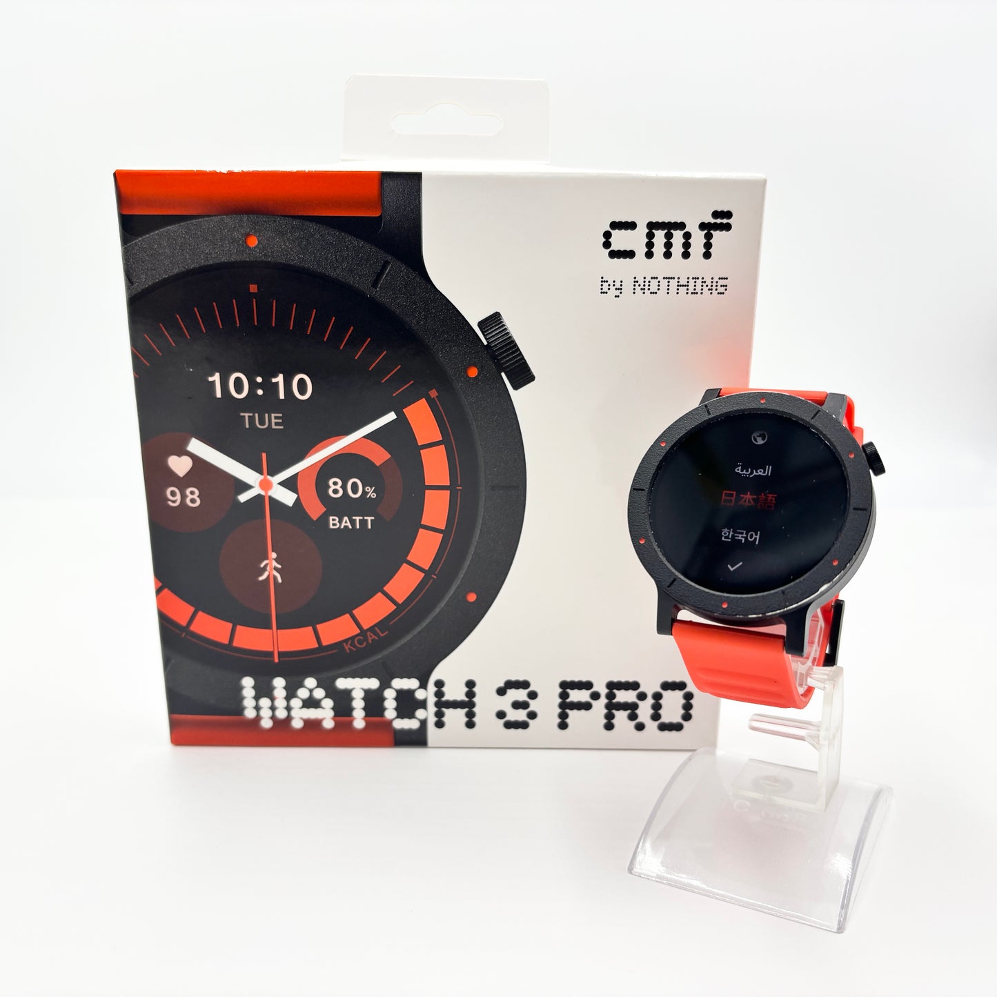 CMF by Nothing Watch 3 Pro D399 オレンジ スマートウォッチ【8827-C】