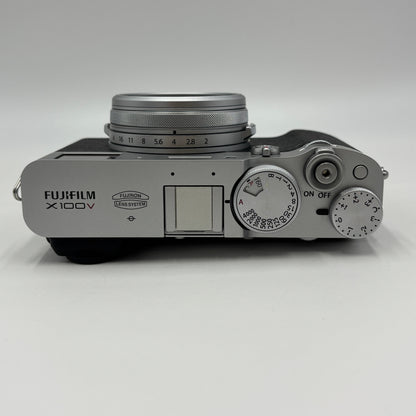 美品 新品同様 FUJIFILM デジタルカメラ X100V シルバー X100V-S【C5212-80】