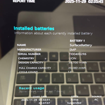Surface Laptop Go Model1943 i5-1035G1 8GB  SSD128GB バッテリー最大容量99%【C5525-80】
