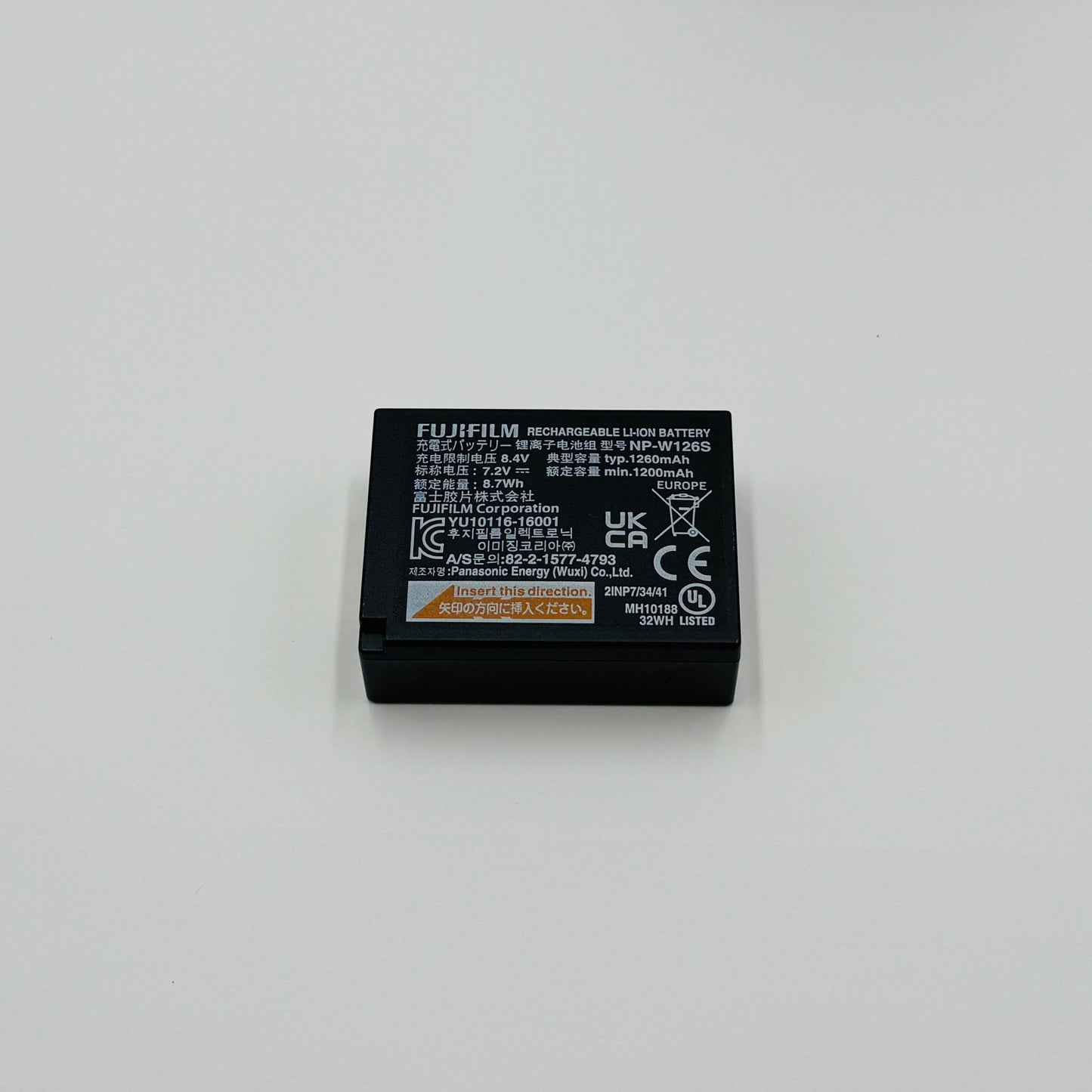 FUJIFILM NP-W126S 充電式バッテリー【4669-C】