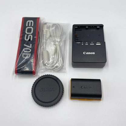 美品 キャノン Canon EOS 70D ボディ シャッター回数1,742 【C5063-80】
