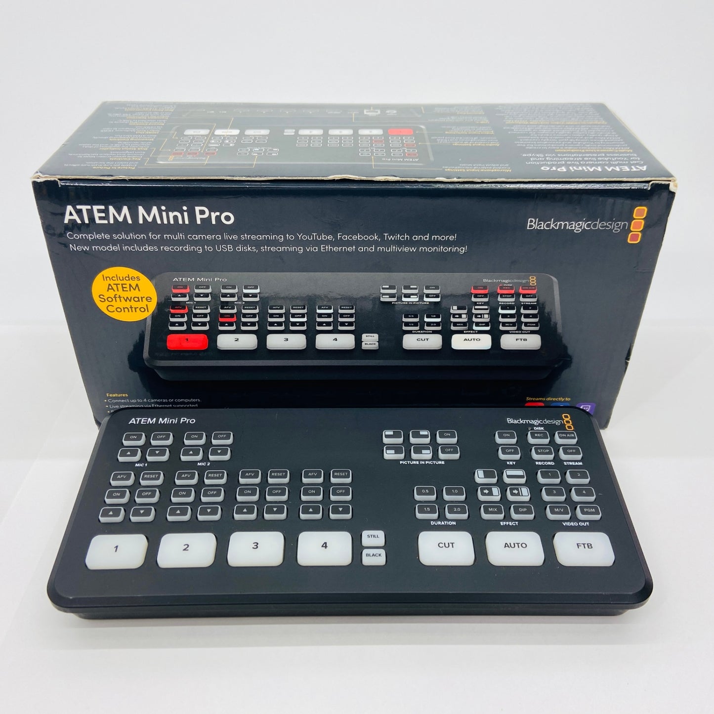 Blackmagic Design ATEM Mini Pro スイッチャー【C4794-80】