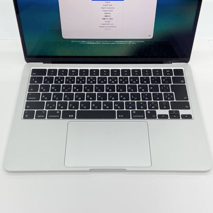 MacBook Air M2 2022 8コアCPU/8コアGPU 8GB 256GB MLXY3J/A シルバー バッテリー最大容量87%【C5671-80】