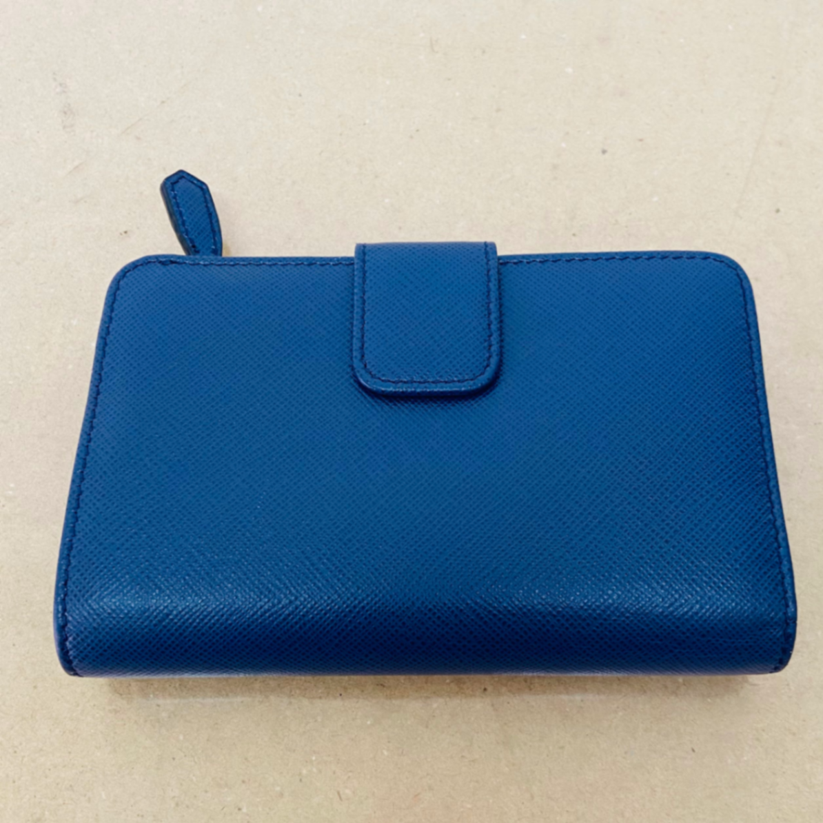 PRADA プラダ サフィアーノ 1ML225 BLUETTE 二つ折り財布 【C44-60】