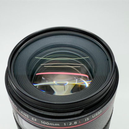 美品 新品同様 Canon EFレンズ EF100mm F2.8L Macro IS USM EF10028LMIS【4427-80】