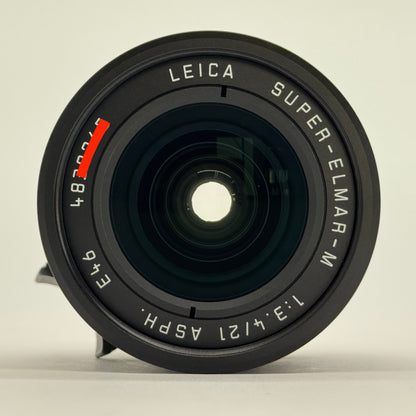 美品 Leica スーパーエルマー M21mm F3.4 ASPH. ブラック 11 145【C7608-60】