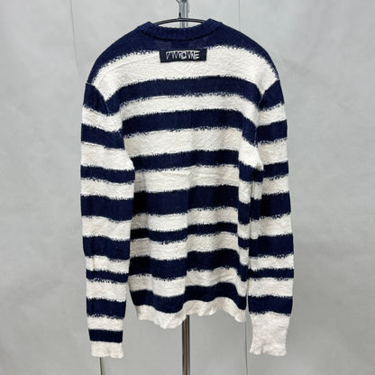 Diesel ディーゼル ニット ボーダー柄 サイズ:XS【C6339】