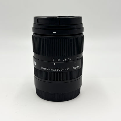 美品 SIGMA 18-50mm F2.8 DC DN ソニーEマウント【C7831-60】